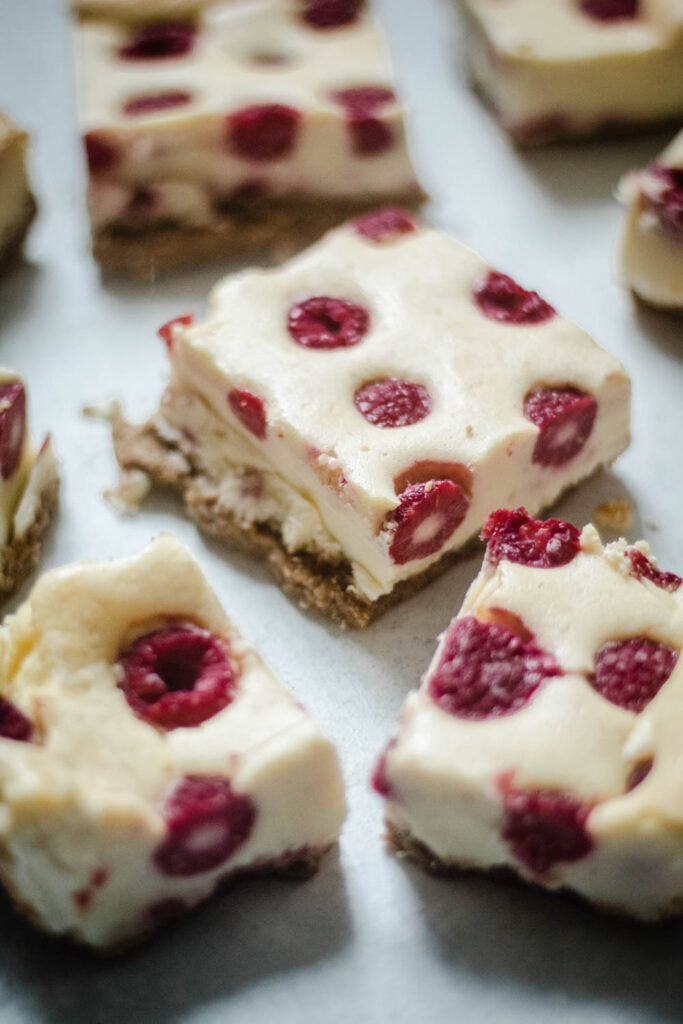 Gluten Free Raspberry Lemon Cheesecake Bars ingredients