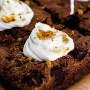 Gluten Free S'mores Brownie Recipe (A 1:1 Recipe)