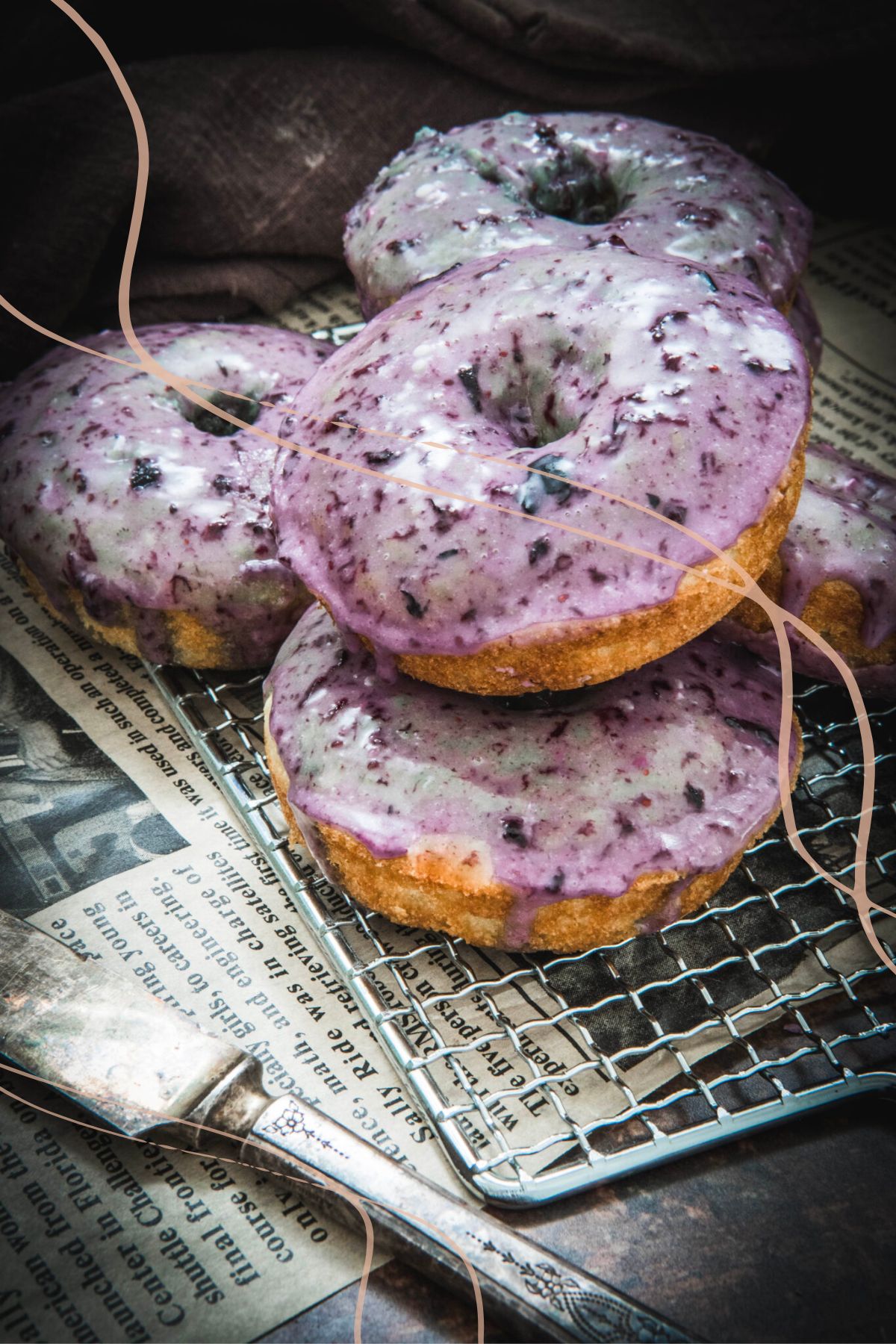 Gluten Free Blueberry Donuts