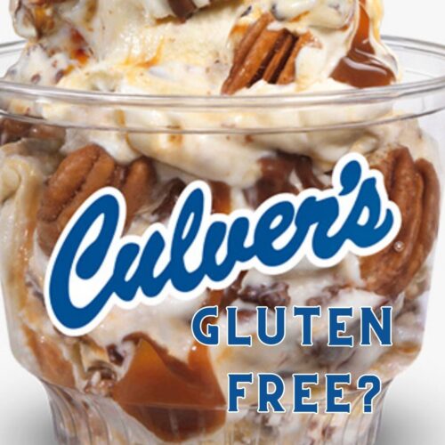 Is Culver's Custard Gluten free? Gluten Free Menu Options