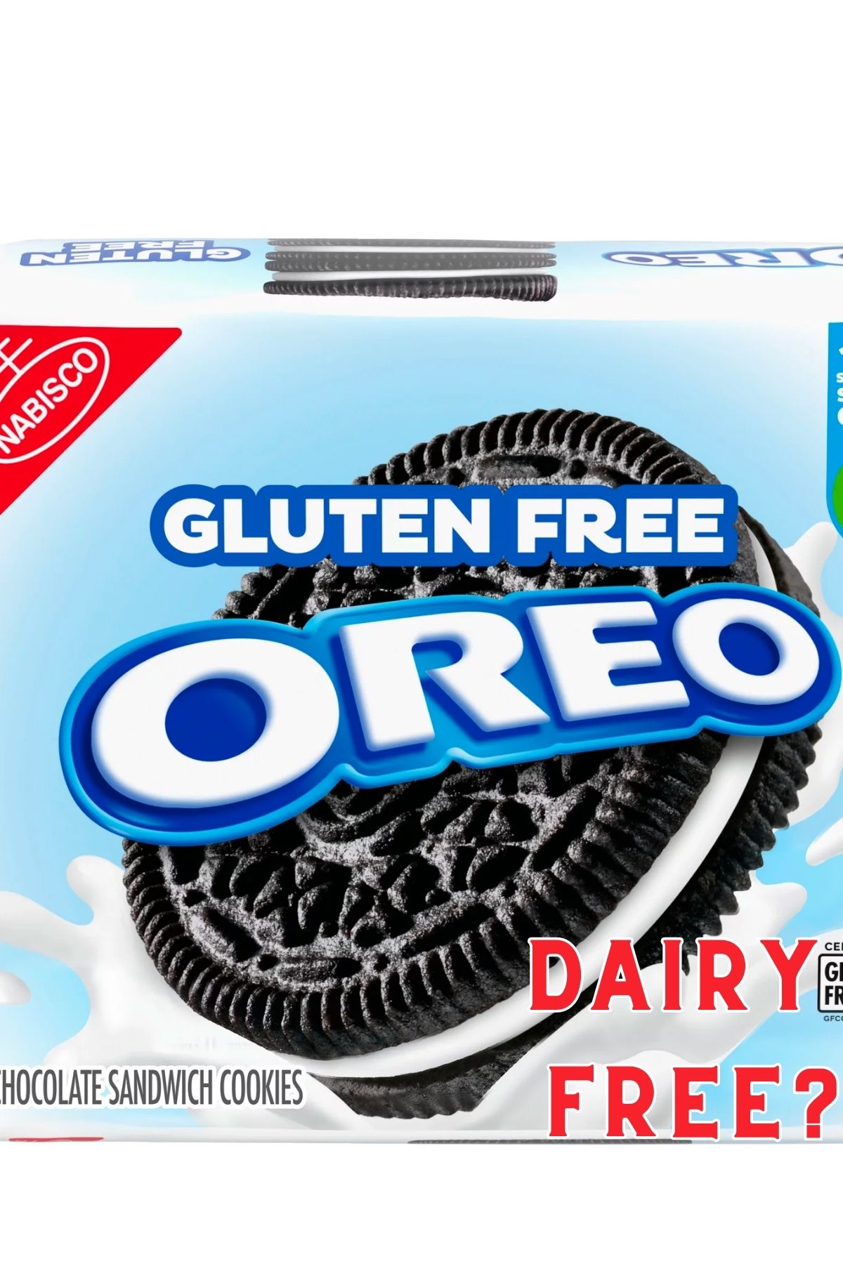 are gluten free oreos dairy free