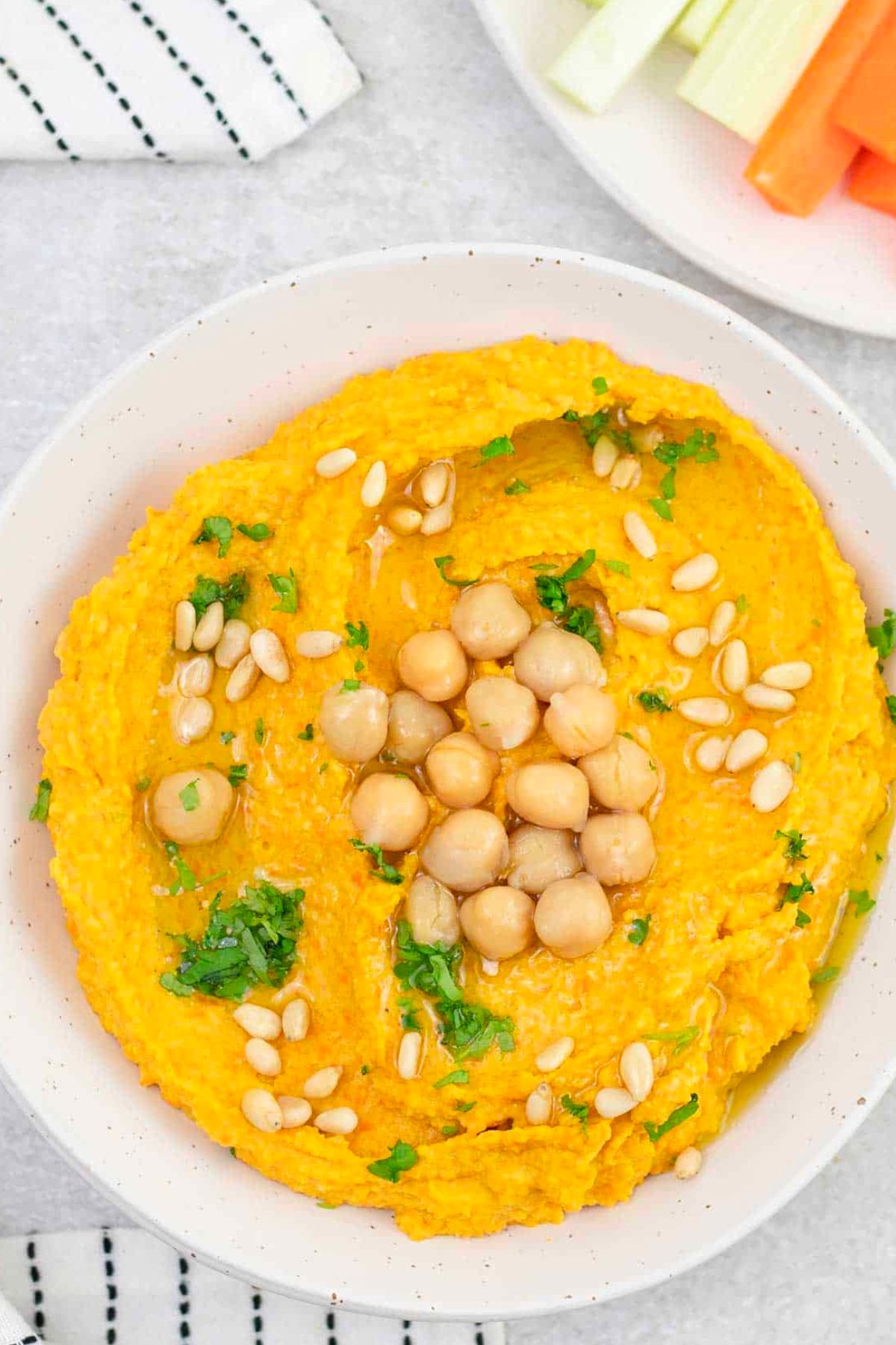 Gluten Free Hummus Recipe in a bowl