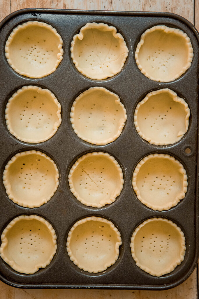 tartlets in a muffin tin