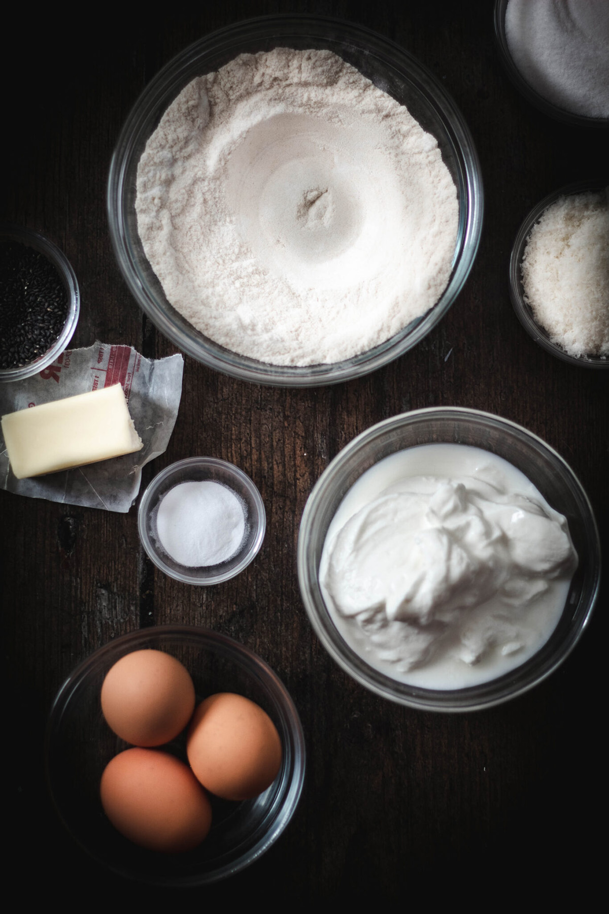 ingredients for Rice Flour Muffins: An Easy Gluten Free Recipe!