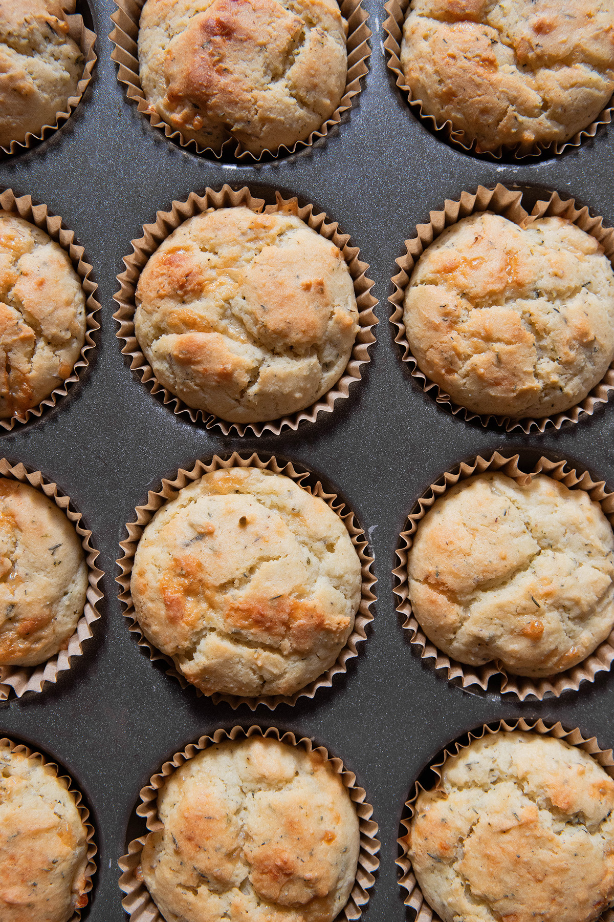Savory Gluten Free Muffins: Cheddar Breakfast Muffins
