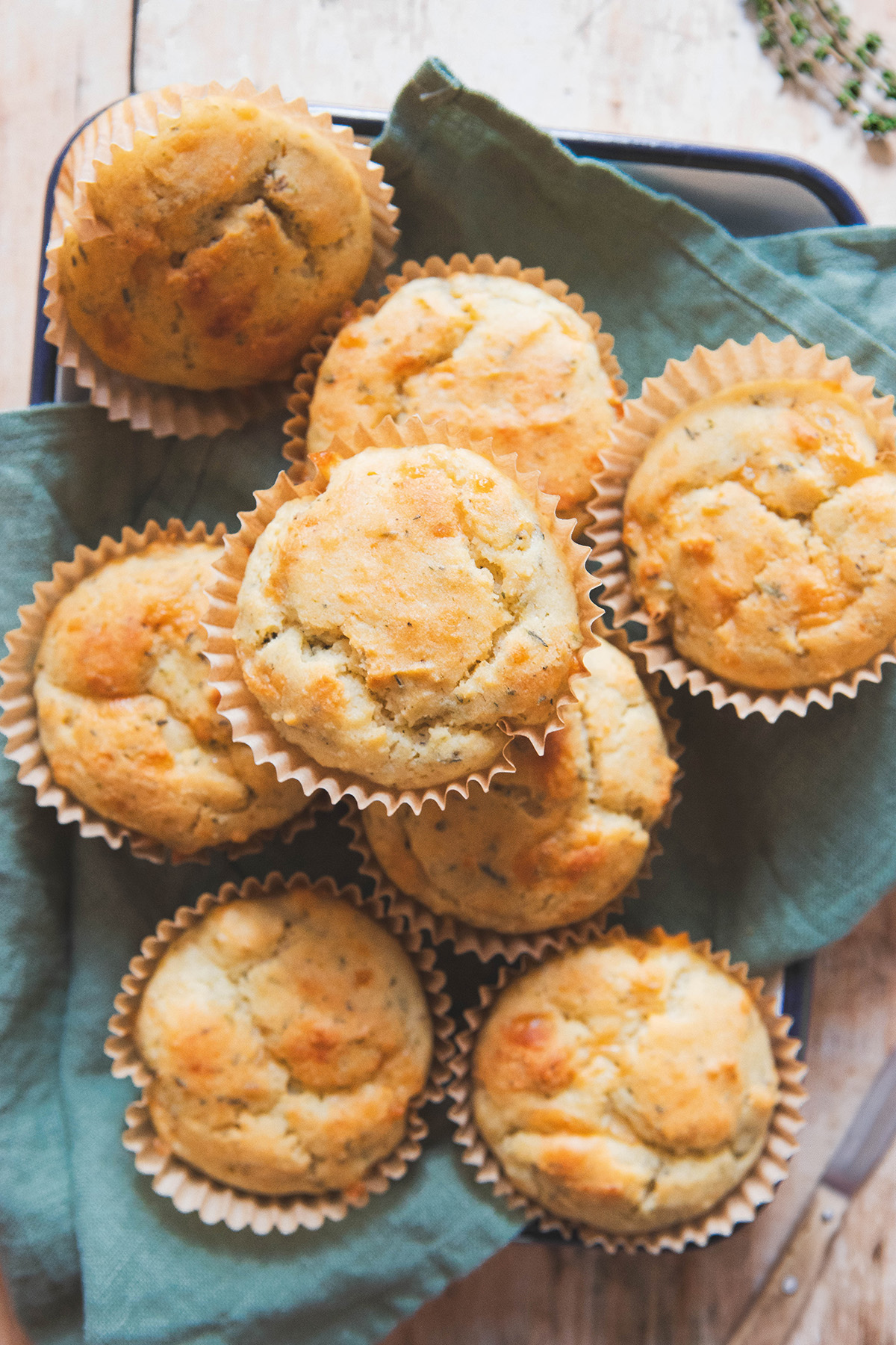 Savory Gluten Free Muffins: Cheddar Breakfast Muffins
