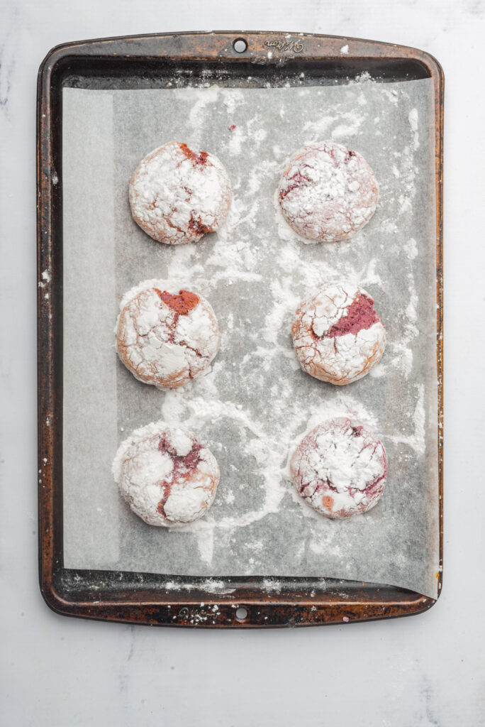 Ube Crinkle Cookies (Purple Yam Cookies)